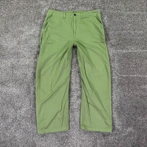 Rag & Bone Jones Pant Womens‎ 12 Olive Green Chino Straight Leg Trousers Casual